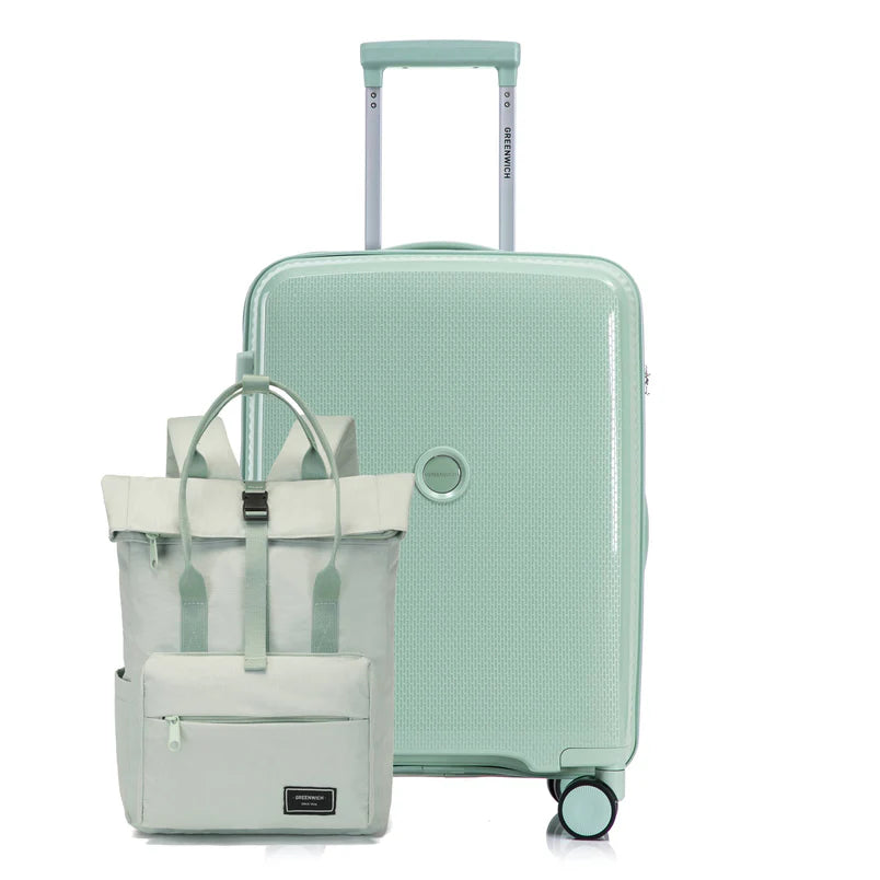 Set de Maleta Cabina extensible  Aruba + Mochila viaje Faber 15 L