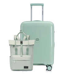 Set de Maleta Cabina extensible  Aruba + Mochila viaje Faber 15 L