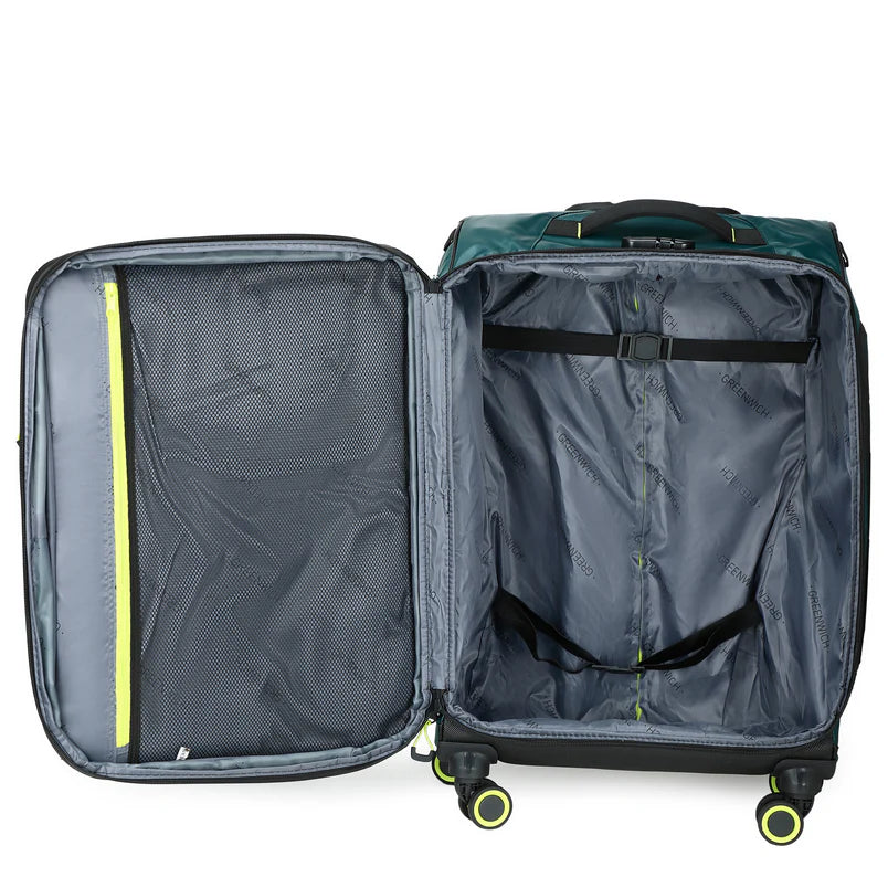 Set Trolley impermeable extensible Vancouver 65 cm + mochila de viaje impermeable Vancouver Greenwich