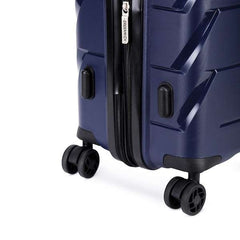 Maleta Mediana GLASGOW con TSA azul ruedas