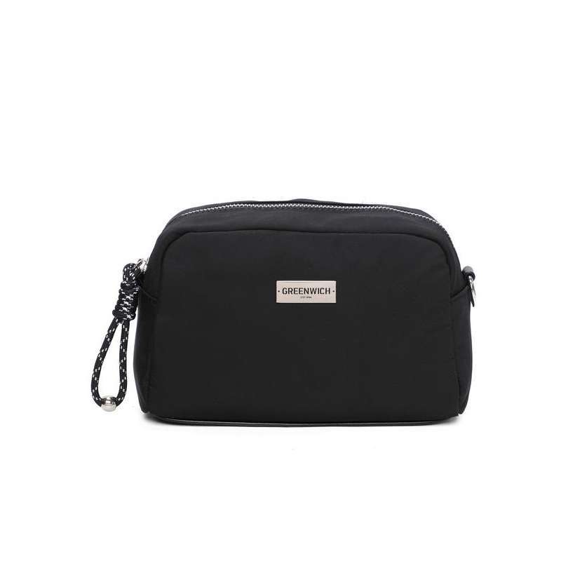 Bolso bandolera Vulcano negro frontal